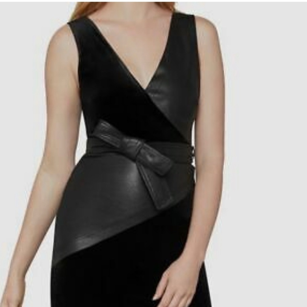 BCBG leather dress!! (Faux)